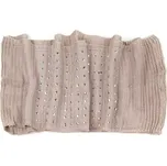 ArtOfPolo kruhový pletený šál s cvoky Béžový