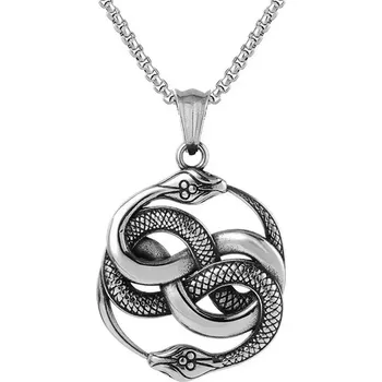 Přívěsek Přívěsek z chirurgické oceli - Infinidad Spletení hadi - Model včetně řetízku 3mm/ 60 cm