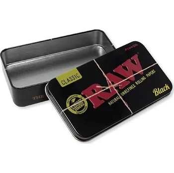 Termobox Kovová RAW Black Metal Storage - schovka