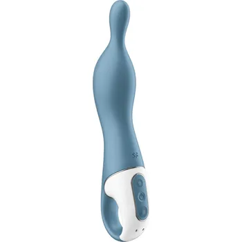 Vibrátor Satisfyer A-Mazing 1 - akumulátorový, A-bod vibrátor (modrá)