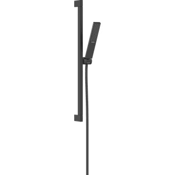 Sprchový set Hansgrohe Pulsify E sprchová sada 100 1jet EcoSmart se sprchovou tyčí 65 cm, matná černá 24370670