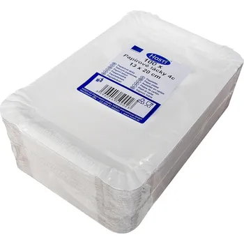 Party nádobí papírový tácek 5c ( 16 x 23cm) v balení 10ks