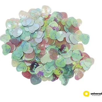 Konfeta Dekorativní konfety srdíčka 13x13mm