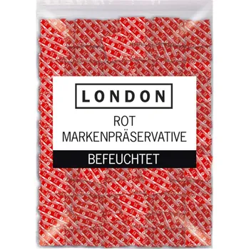 London - Jahodové kondomy (1000 ks)