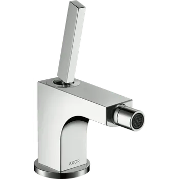 Vodovodní baterie AXOR Citterio Páková bidetová baterie s odtokovou soupravou s táhlem, chrom 39210000