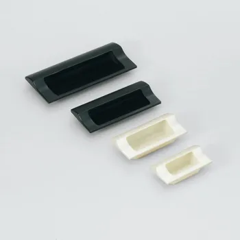 Nábytkové kování Zapuštěné miskové madlo, zacvakávací HH-JW140-BL