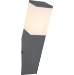 GLOBO 31730 HERRI venkovní nástěnné svítidlo 1xE27 IP44 antracit, opál