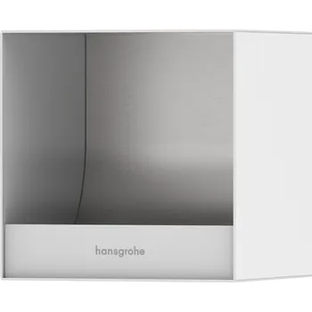 Hansgrohe XtraStoris Original zapuštěný držák na toaletní papír 150/150 /140, matná bílá 56065700