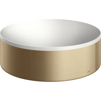 Umyvadlo AXOR Suite umyvadla & vana umyvadlová mísa 300 bez otvoru pro baterii a přepadu, kartáčovaný bronz 42000140