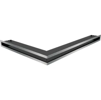 KRATKI 547 x 766 x 60 Luft pravá nerezová broušená SF krbová mř