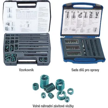 Závitořezný nástroj Závitové vložky HeliCoil®plus 07645-1231