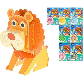 Puzzle Puzzle 3D pěnové divoká zvířata