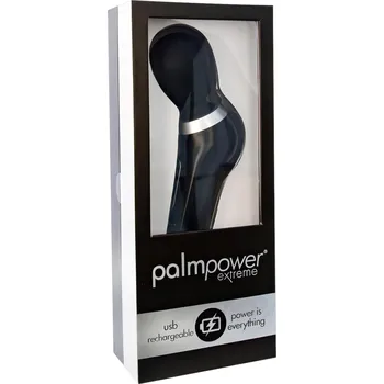 Vibrátor PalmPower Extreme - nabíjecí masážní vibrátor (černý)
