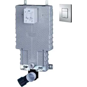 Vodovodní baterie GROHE 38643/SET - Uniset nádržka WC + tlačidlo - 2v1