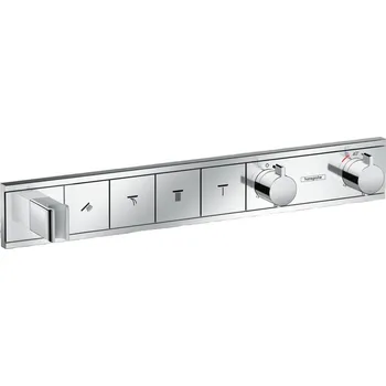 Vodovodní baterie Hansgrohe RainSelect termostat pod omítku pro 4 spotřebiče, chrom 15357000