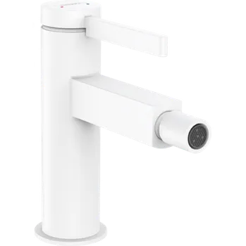 Hansgrohe Finoris Bidetová baterie s výpustí Push-Open, matná bílá, 76200700