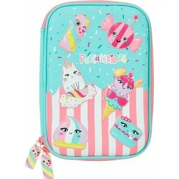 Penál Pukka Pad dětský penál jednopatrový, pastelové barvy