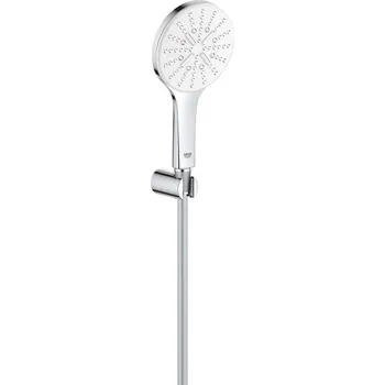 Vodovodní baterie GROHE Rainshower SmartActive 130 - Set pro upevnění na zeď se 3 proudy, měsíční bílá 26581LS0