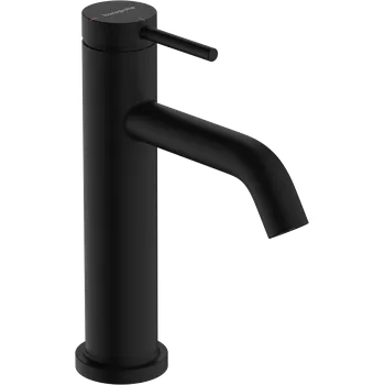 Vodovodní baterie Hansgrohe Tecturis S páková umyvadlová baterie 110 CoolStart EcoSmart+ s odtokovou soupravou s táhlem, matná černá 73314670
