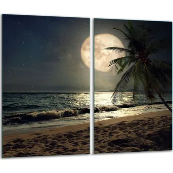 Obraz 2x SKLENĚNÁ OCHRANNÁ DESKA NA SPORÁK KRAJINA 7v1