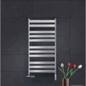Radiátor Zehnder Zeta - Radiátor 1200x500 mm, pro teplovodní nebo kombinovaný provoz, chrom ZETC-120-050