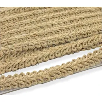 Stuha Jutový prýmek š. 11 mm - 1 m
