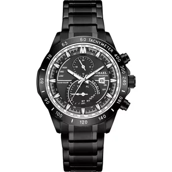 Hodinky Smael 9062 Pánské analogové hodinky Černé