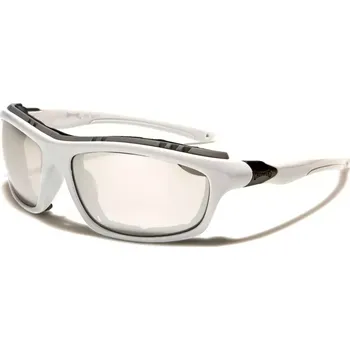 CHOPPERS Pánské Biker obdélníkové Sluneční brýle Bílé