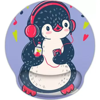 Podložka pod myš Huado ergonomická podložka pod myš Zpívající Tučňák