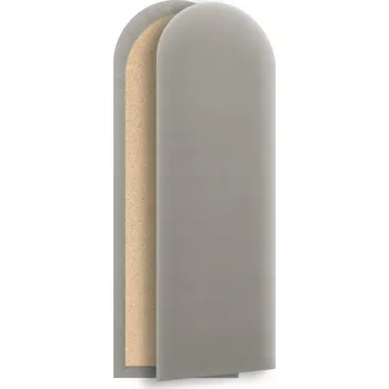 Obraz Čalouněný Panel na zeď PLOT WELUR MAGIC VELVET Šedý 30x100