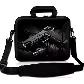 brašna na notebook Huado taška přes rameno 15.6" Revolver 9 mm