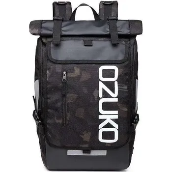 Městský batoh Ozuko sportovní rolovací batoh Escolar Camo 19L