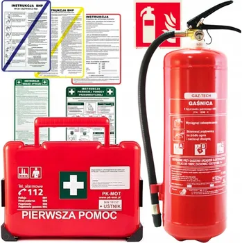 Hasicí přístroj Velká sada BOZP pro firmy lékárnička hasicí přístroj značky