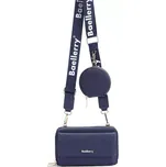 Baellerry Dámská peněženka s popruhem a kapsičkou Modrá