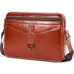 Bullcaptain pánská kožená taška Eucher Brick