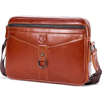 Bullcaptain pánská kožená taška Eucher Brick