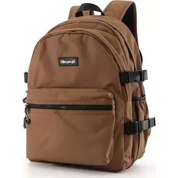 Městský batoh Himawari školní batoh Moss Hnědý 23L