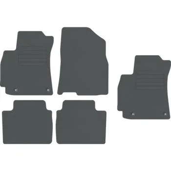 autokoberec Kobercové rohožky Edecor velurové 5 ks