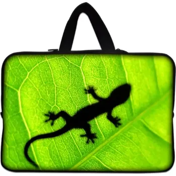 pouzdro na notebook Huado taška na notebook do 13.3" Zelený Gekon