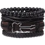 Sada čtyř pánských náramků Etno Kytara