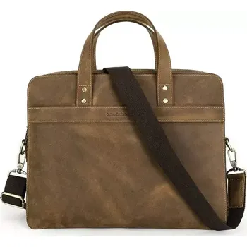 Contacts pánská kožená brašna přes rameno Romain 7 l hnědá