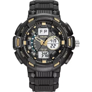 Hodinky Smael 1366 duální hodinky Černé