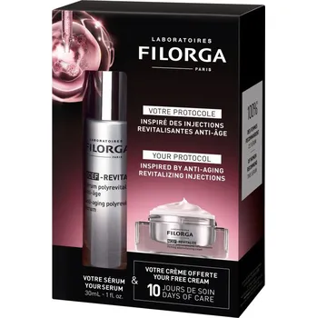 Pleťové sérum FILORGA GIFTSET FILORGA NCEF -REVITALIZE CREAM revitalizační krém 15 ml + FILORGA NCEF -REVITALIZE SERUM revitalizační sérum 30 ml
