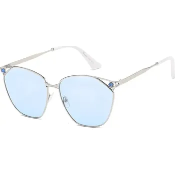 VG Luxury dámské celokovové Sluneční brýle Modré