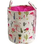 Koš na hračky i prádlo Plameňáci kaktus