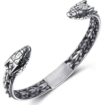 Náramek Pánský ocelový pevný náramek Viking Compass 22 cm