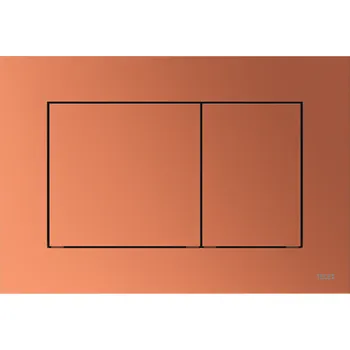 TECEnow - Plastové ovládací tlačítko pro WC, metalický červený bronz 9240422