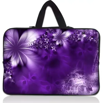 pouzdro na notebook Huado taška na notebook do 14.4" Fialové květy