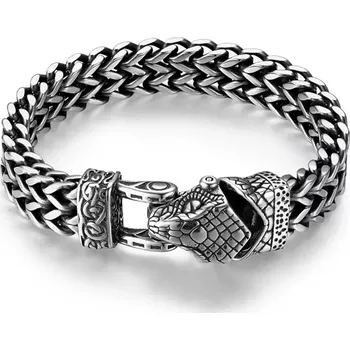 Náramek Náramek z chirurgické oceli Viking Zmije
