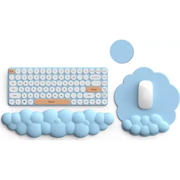 Podložka pod myš Huado ergonomický set podložka pod myš a zápěstí Modrý mráček